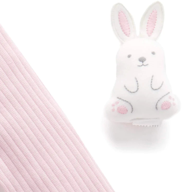 Rib PJ Set & Bunny Toy (Dusk)