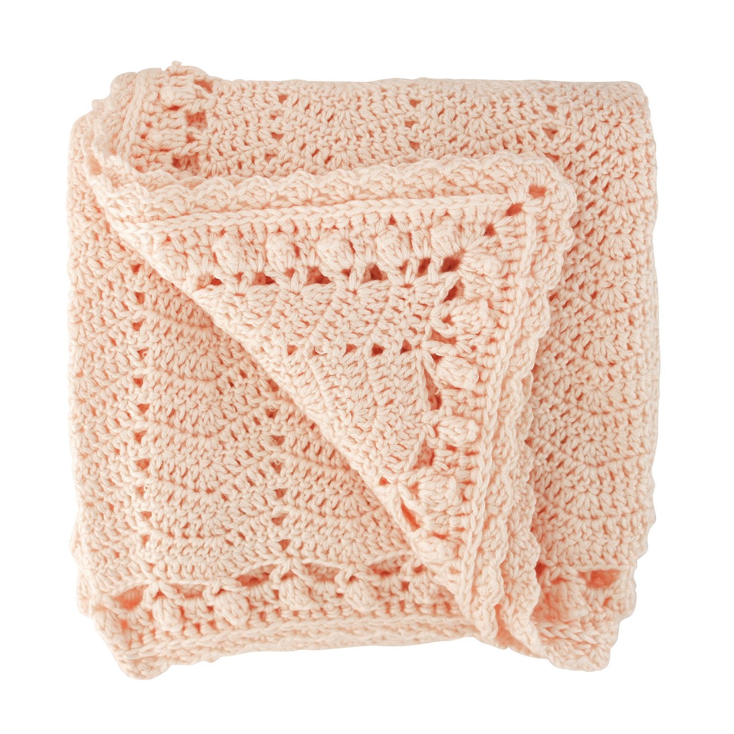 Crochet Baby Blanket (Peach)