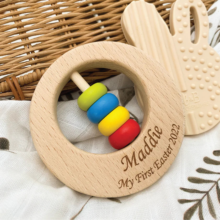 Easter Rattle Teether (Bright)