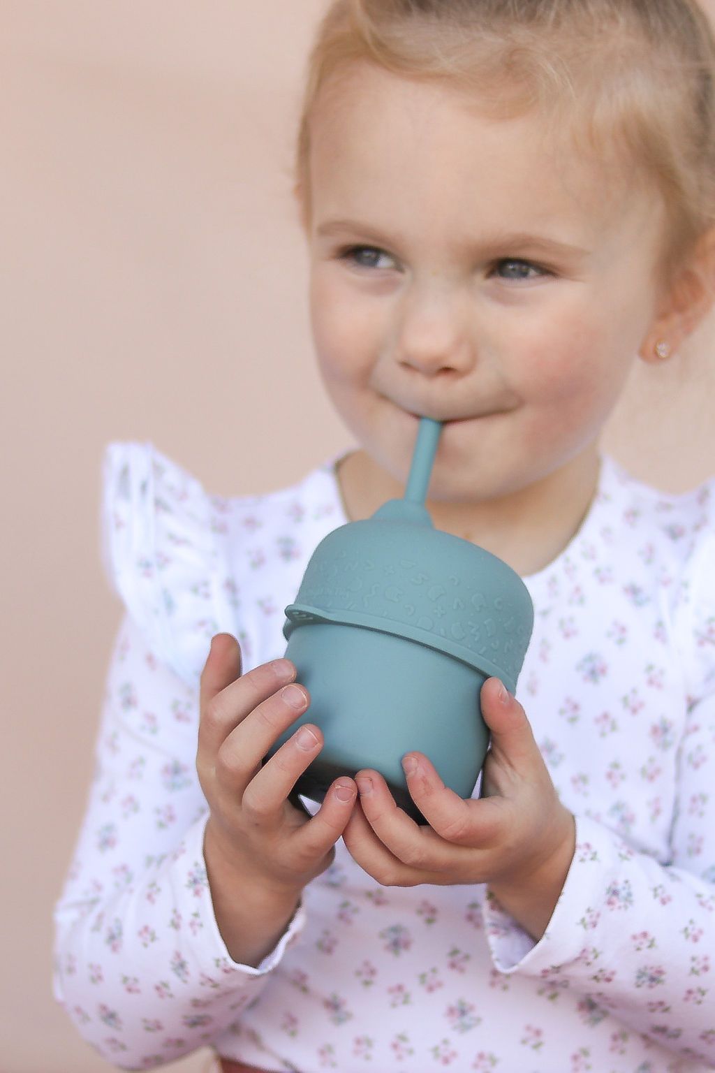 Sippie Lid & Mini Straw (Sage)