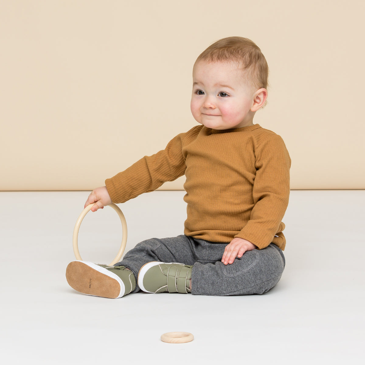 Baby Hi Tops (Khaki)