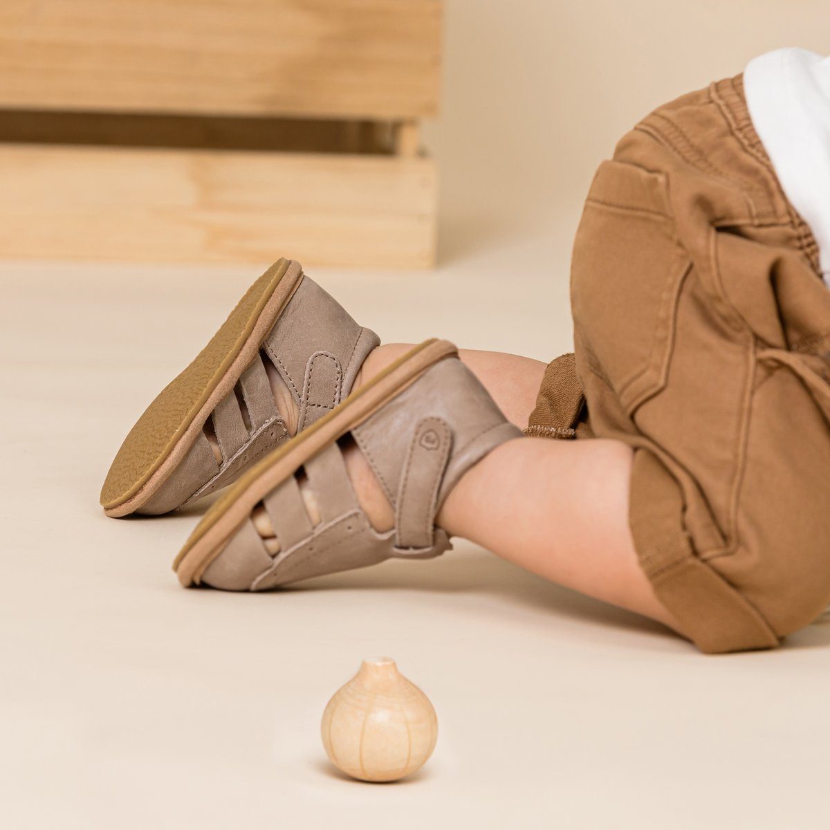 Charlie Sandals (Taupe)