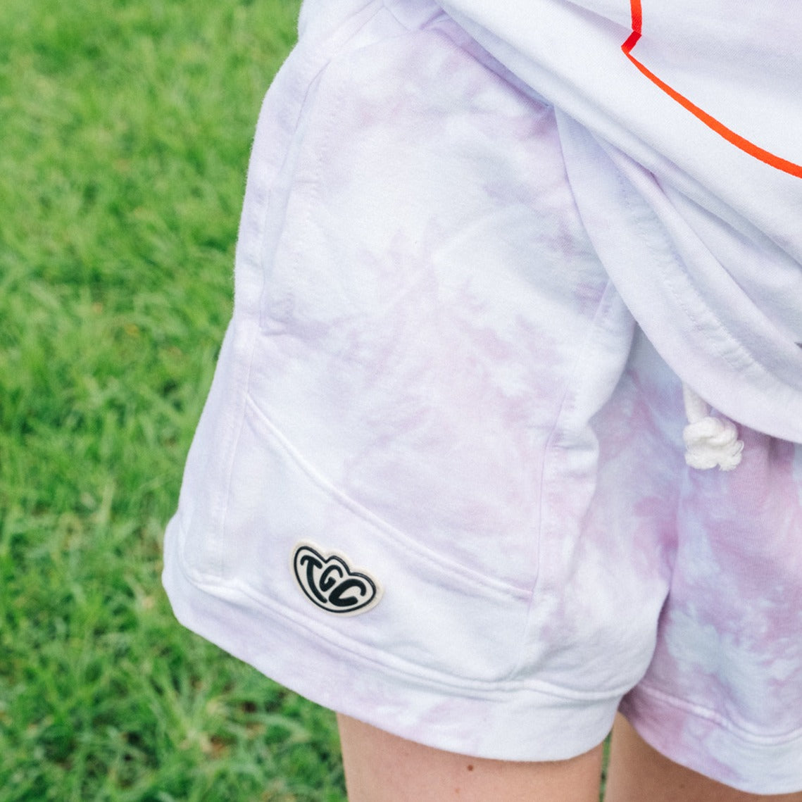 Tie Dye Panel Shorts