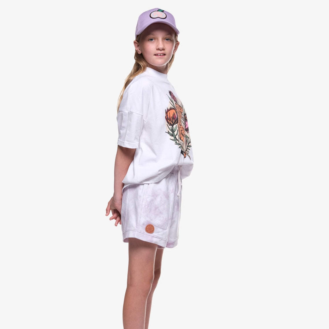 Tie Dye Panel Shorts