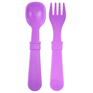 Fork and Spoon (Purple)