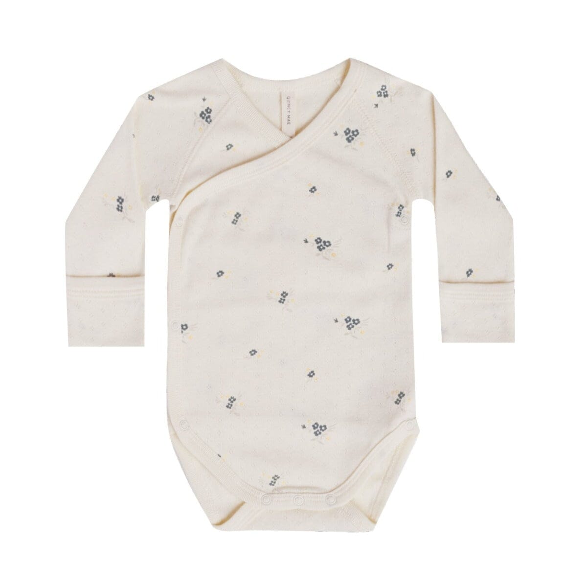 Ditsy Ocean Pointelle Side Snap Bodysuit
