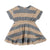 Ocean Latte Stripe Terry Dress Set