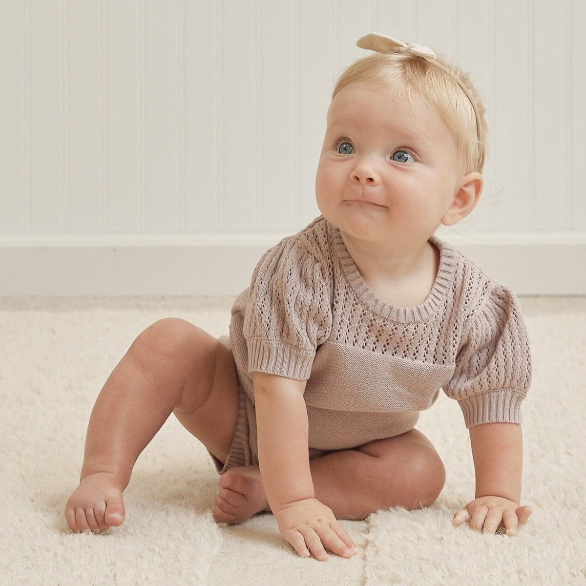 Pistachio Pointelle Knit Set