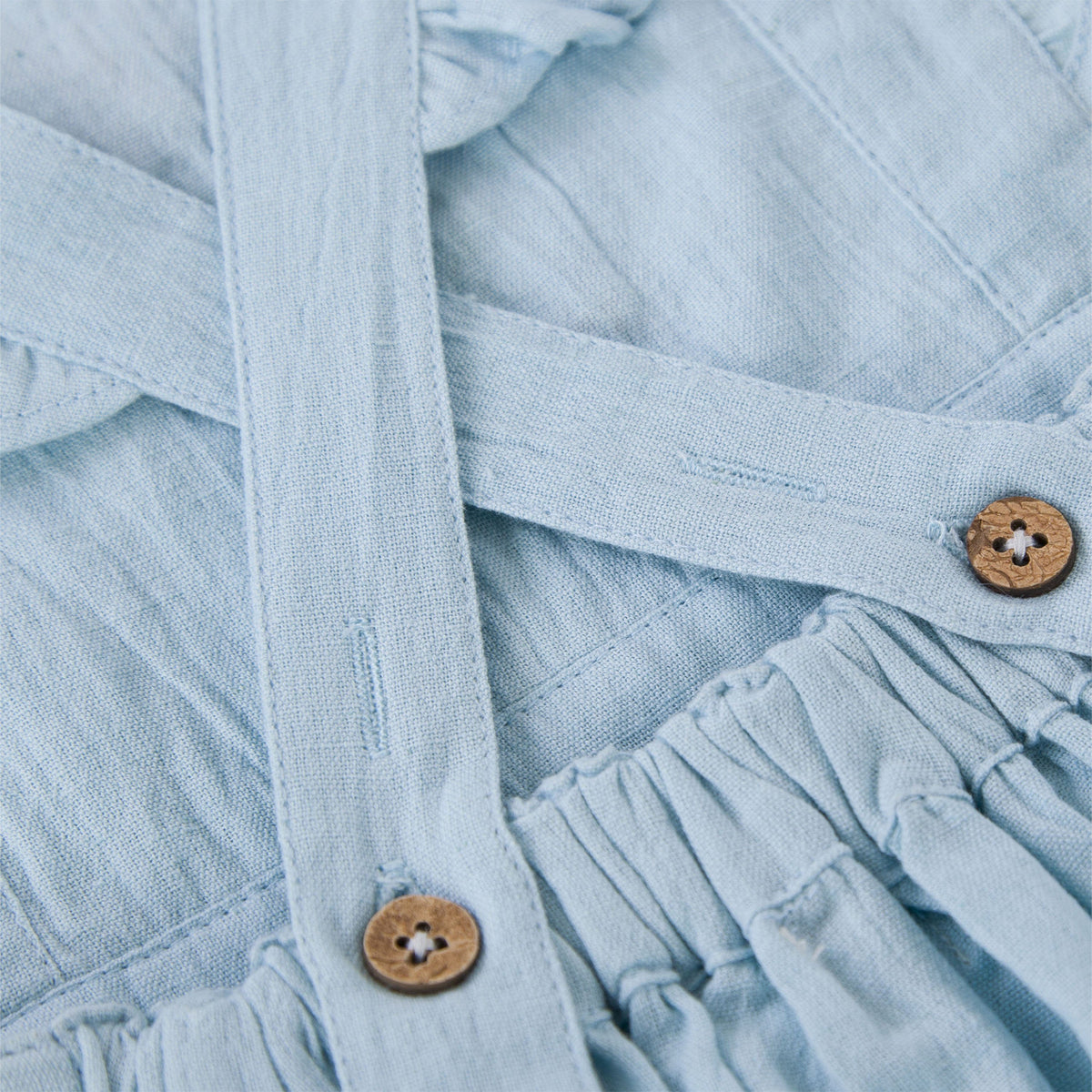 Clara Pinafore (Blue Aqua)