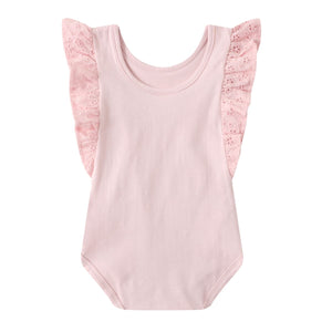 Holly Frill Bodysuit (Pink)