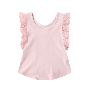 Holly Frill Top (Pink)