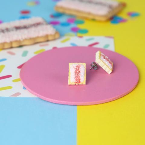 Iced Volvo Stud Earrings