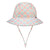 Ponytail Swim Bucket Beach Hat (Gingham)