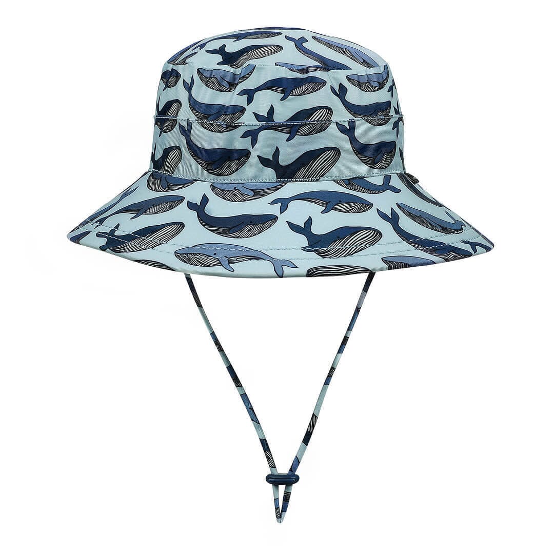 Kids Classic Swim Bucket Beach Hat (Whale)