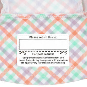 Kids Swim Legionnaire Beach Hat (Gingham)