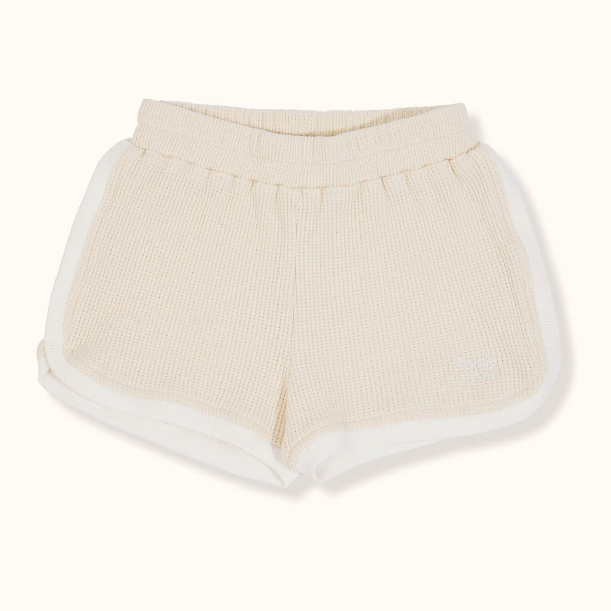 Sadie Waffle Shorts (Antique White)