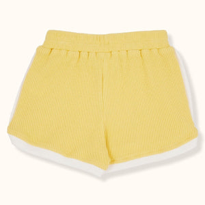 Sadie Waffle Shorts (Sunshine)