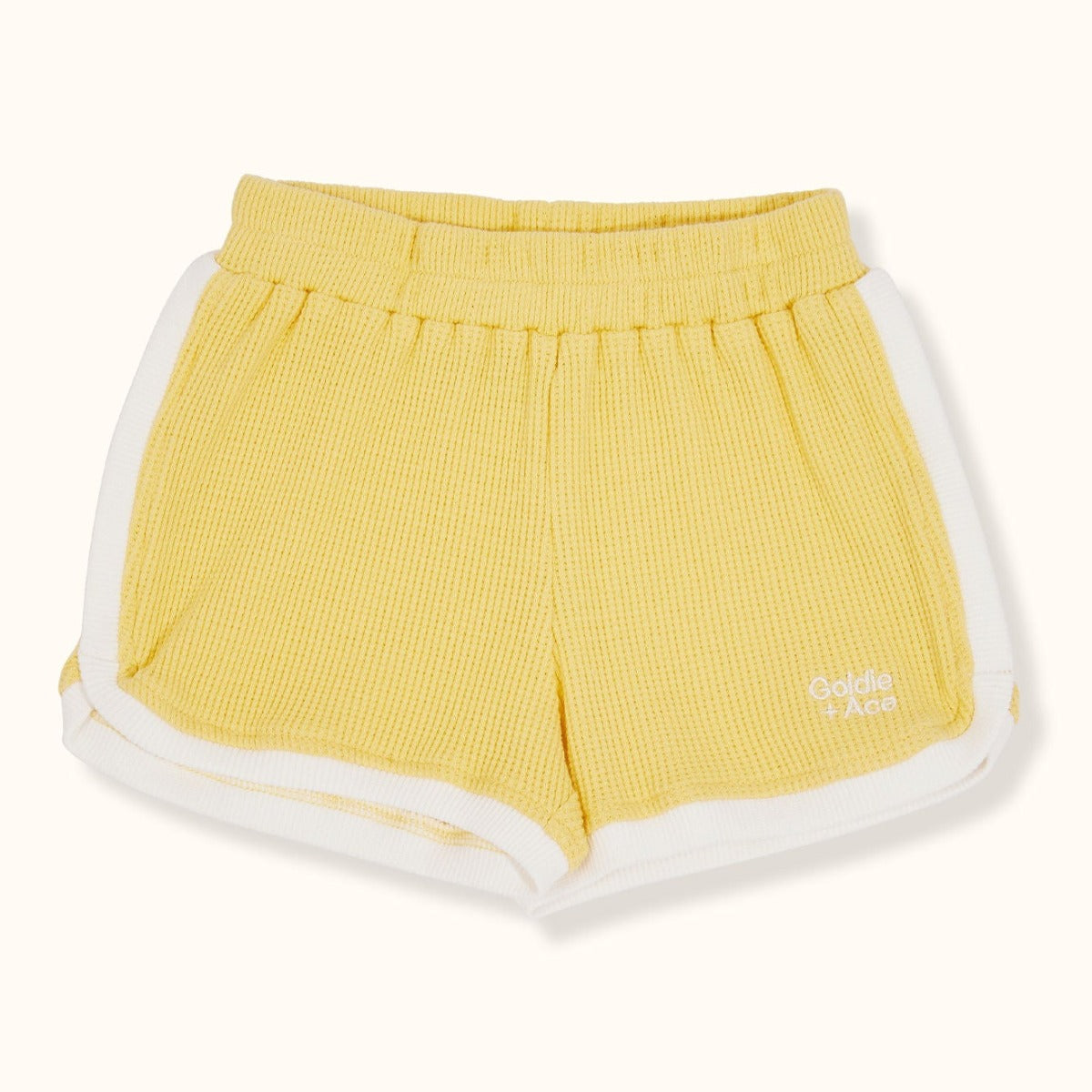 Sadie Waffle Shorts (Sunshine)