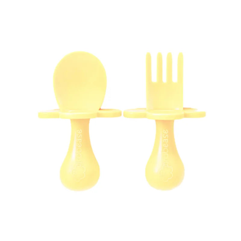 Fork & Spoon Set - Stage 2 (Lemon)