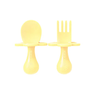 Fork & Spoon Set - Stage 2 (Lemon)