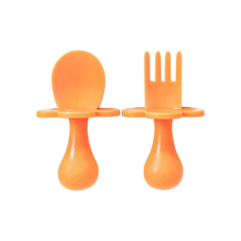 Fork & Spoon Set - Stage 2 (Orange)