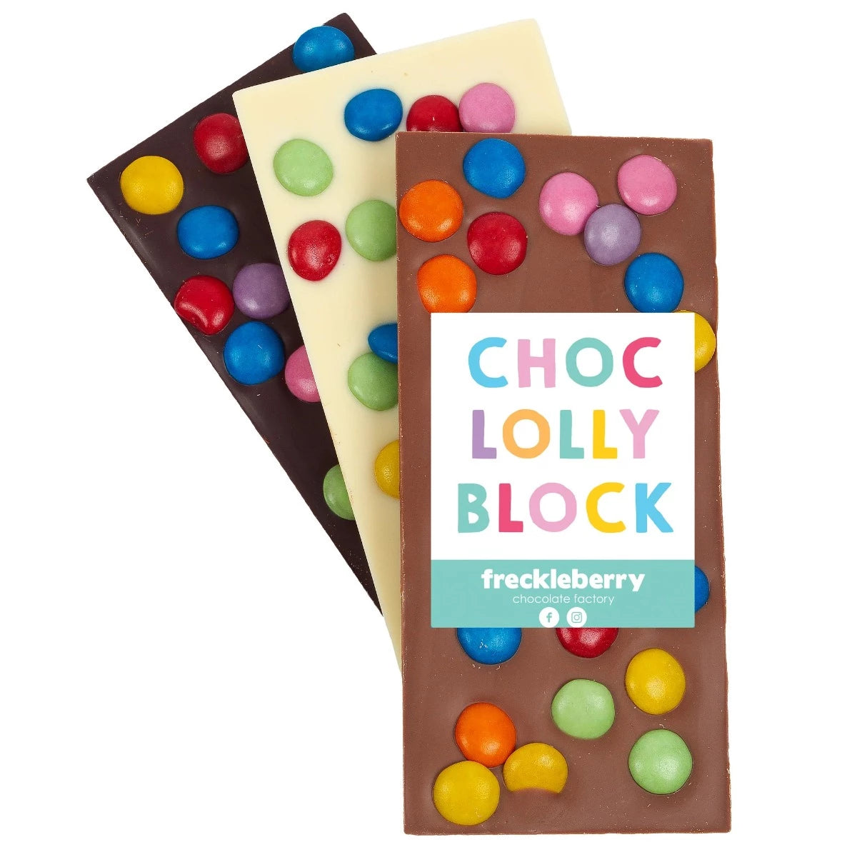 Smarties Chocolate Block