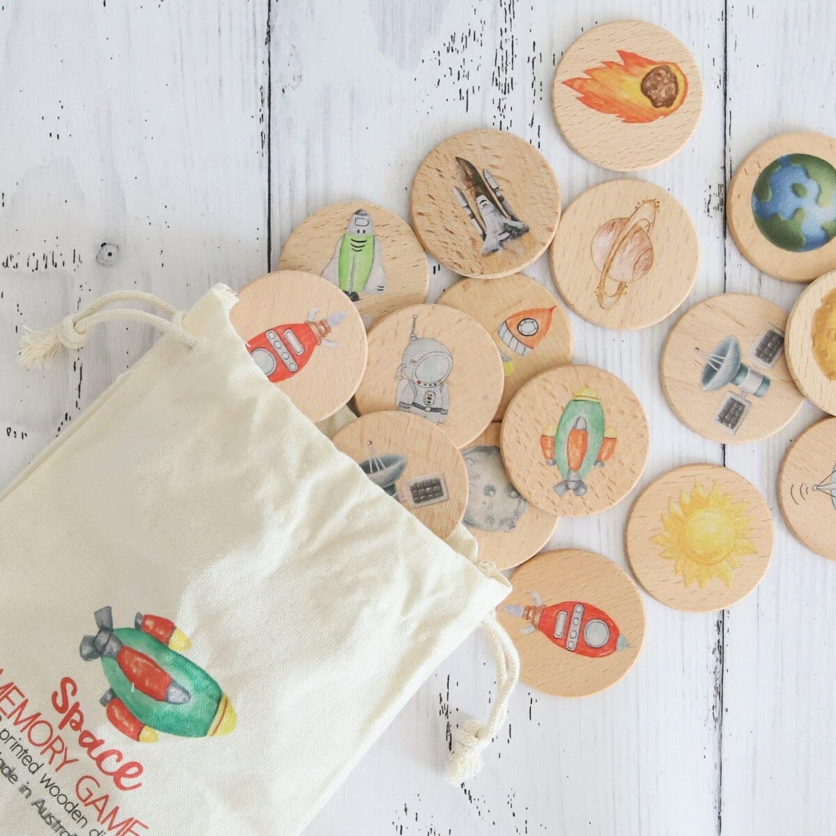 Memory Match Game - Space