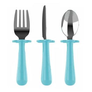 Toddler Cutlery Set - Stage 3 (Teal)