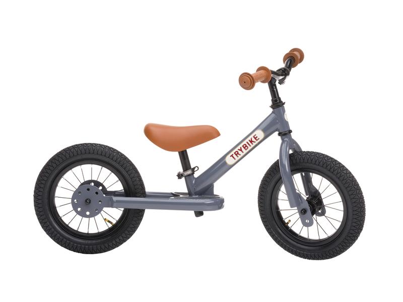 Steel 2 in 1 Trybike (Grey/Brown Trims)