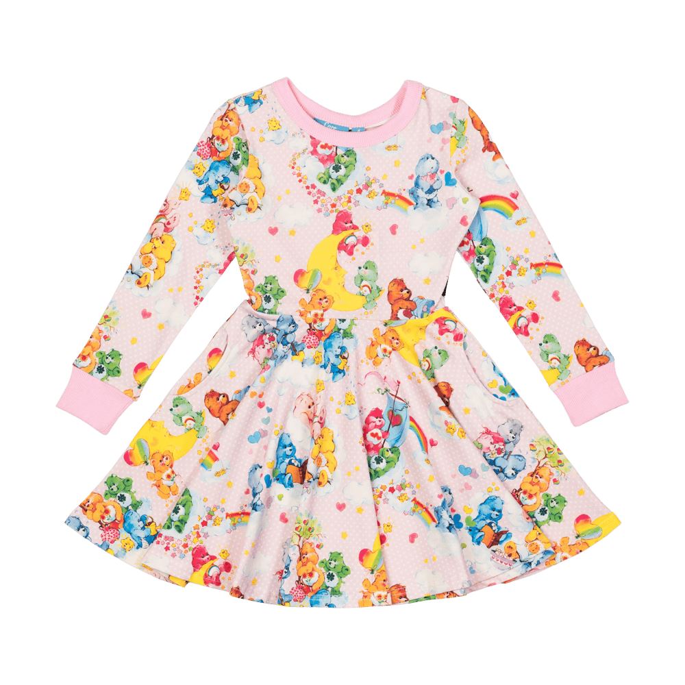Friendship and Rainbows LS Waisted Dress