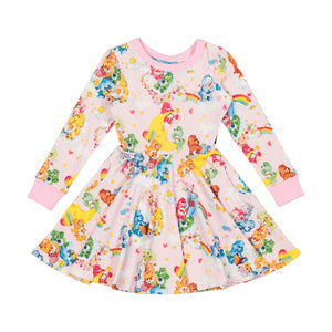Friendship and Rainbows LS Waisted Dress