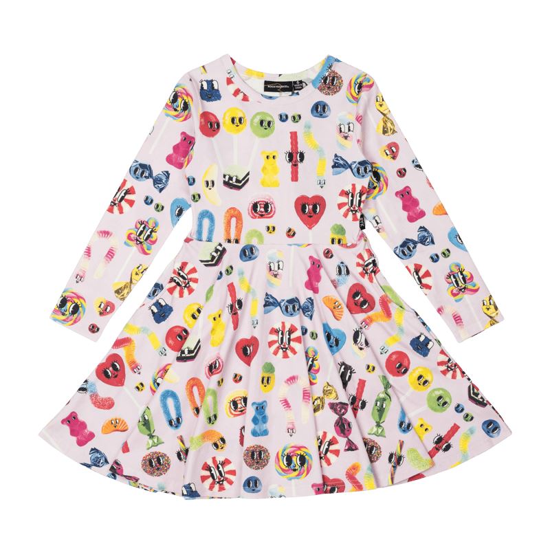 CANDYLAND WAISTED DRESS