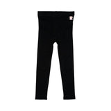 BLACK KNEE PATCH TIGHTS