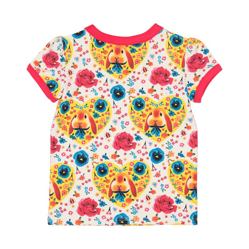 Bunny Heart SS Ringer T-Shirt