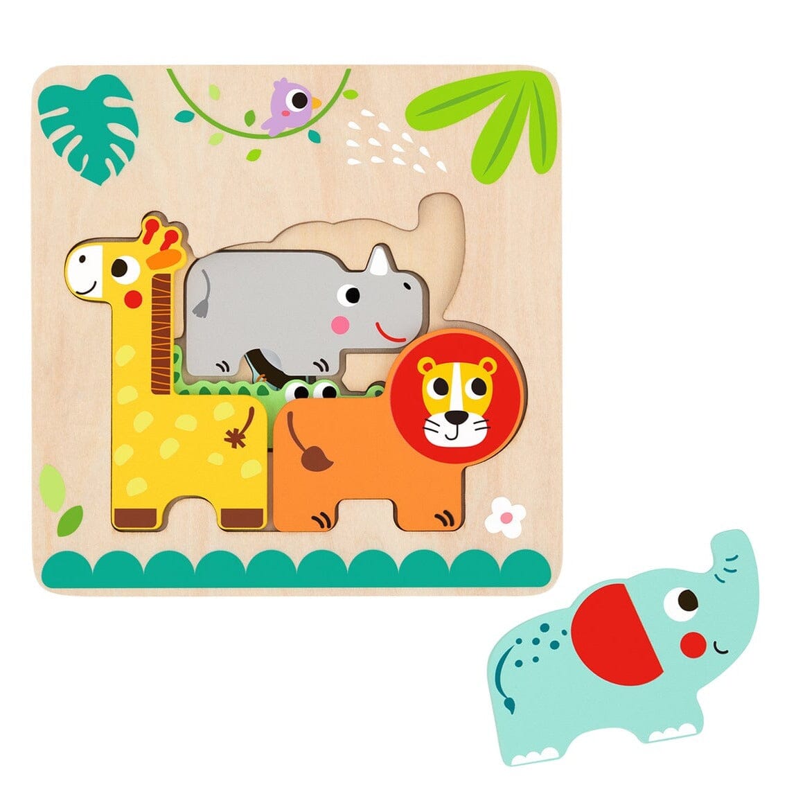 Multi Layered Puzzle (Jungle Animals)