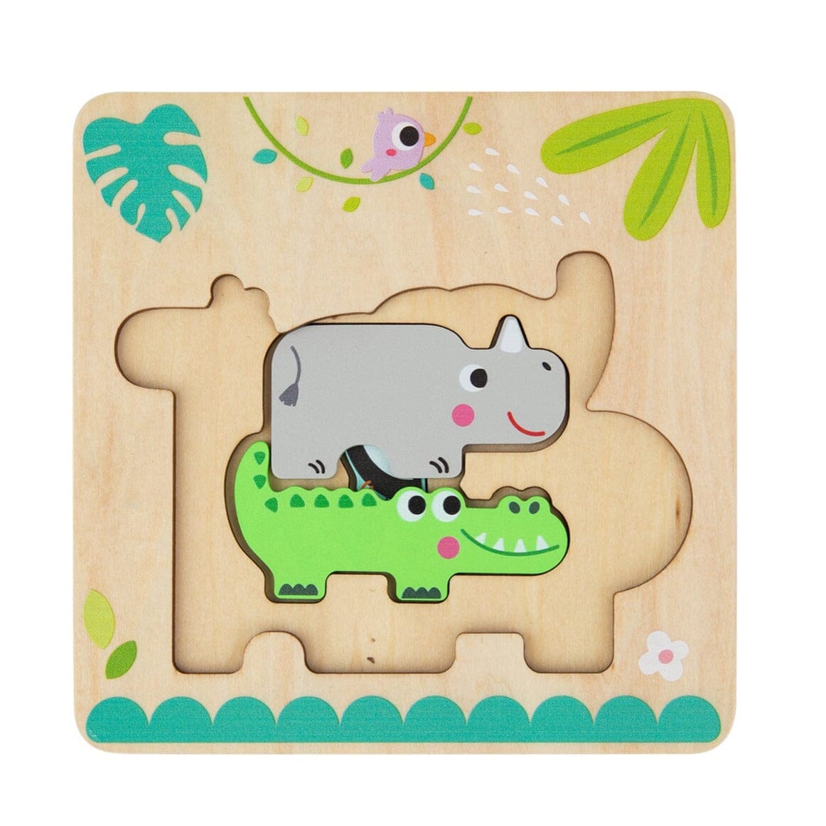 Multi Layered Puzzle (Jungle Animals)
