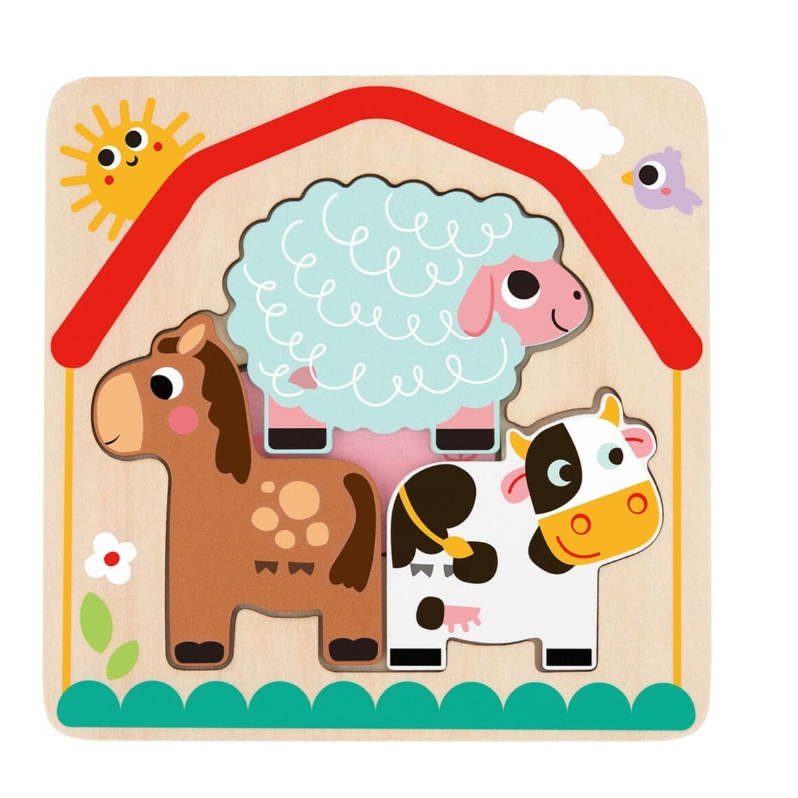 Multi Layered Puzzle (Farm Animals)