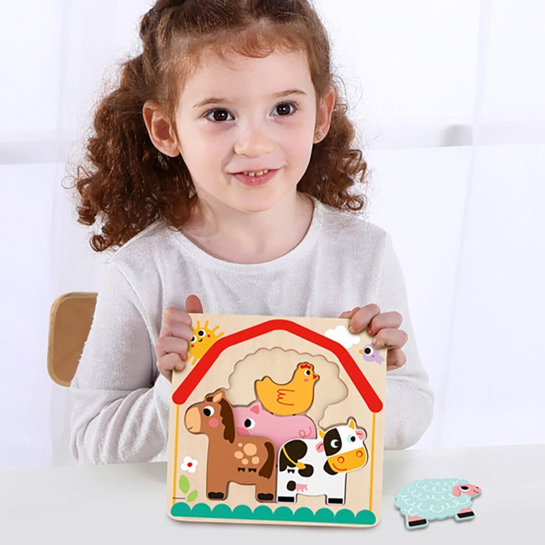 Multi Layered Puzzle (Farm Animals)