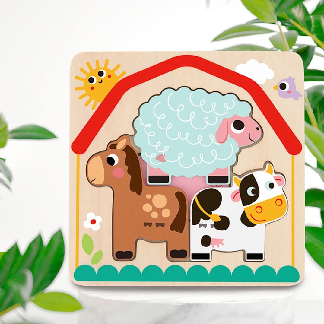 Multi Layered Puzzle (Farm Animals)