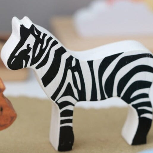 Safari Wooden Animal (Zebra)