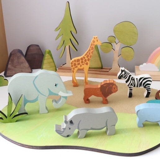 Safari Wooden Animal (Giraffe)