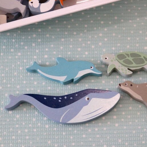 Coastal Wooden Animal (Whale)