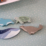 Coastal Wooden Animal (Seal)