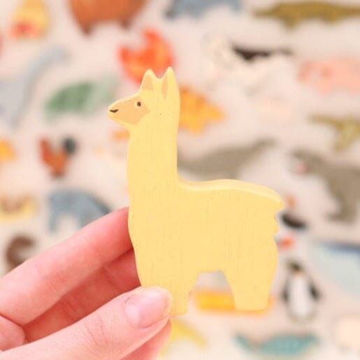 Farm Wooden Animal (Alpaca)