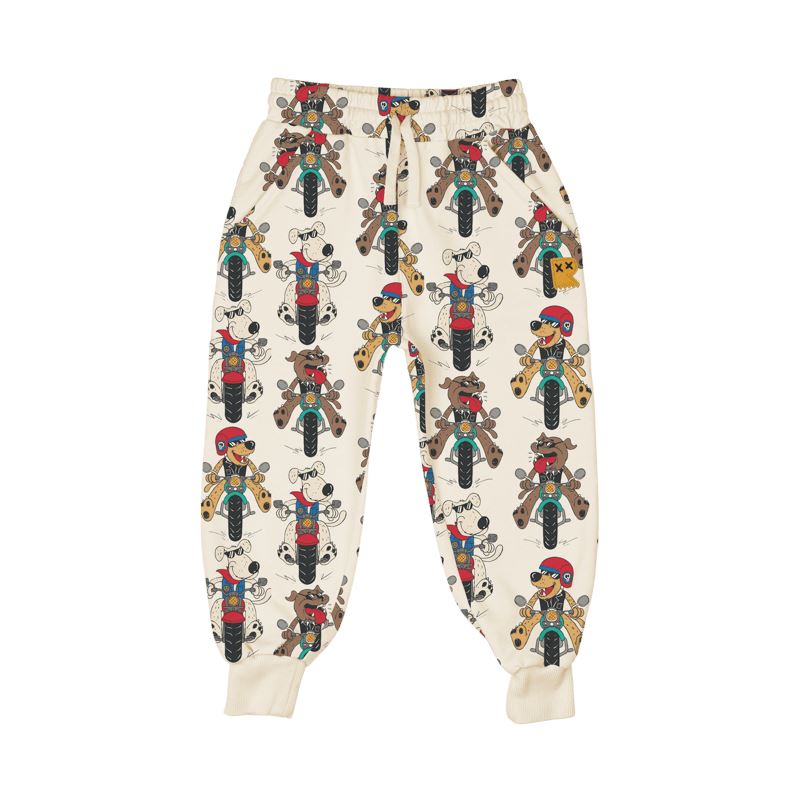 PUPS ON BIKES TRACKPANTS