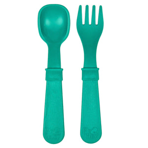 Fork and Spoon (Teal)