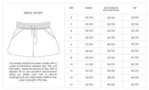Sherbet Denim Simple Shorts