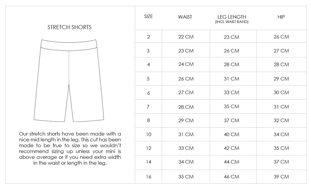 Rib Stretch Shorts