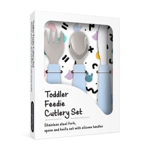 Toddler Feedie Cutlery Set (Powder Blue)