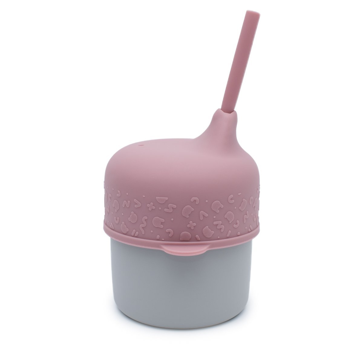 Sippie Lid & Mini Straw (Dusty Rose)